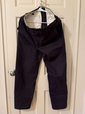 J. Crew Classic Chino - dusty wine (grey) 32 x 34